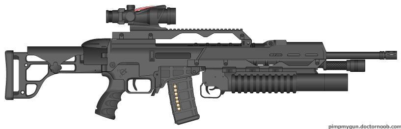 badass assault rifle by TooawesomeANKER on DeviantArt