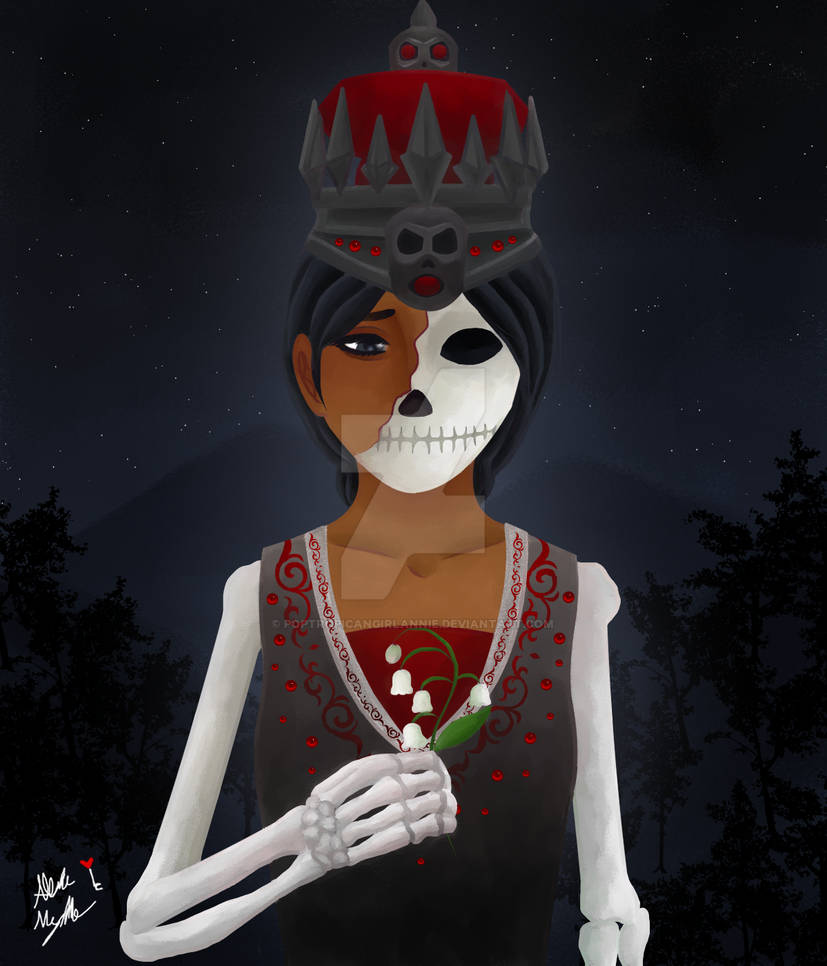 Iollandar the Skeleton Princess (Roblox OC) by poptropicangirlannie on ...