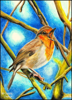 Little Singer in Watercolor