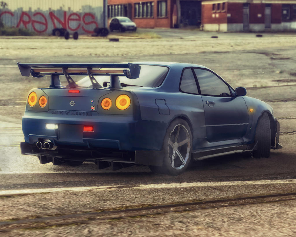 Custom Skyline R34 by michaelvr4 on DeviantArt