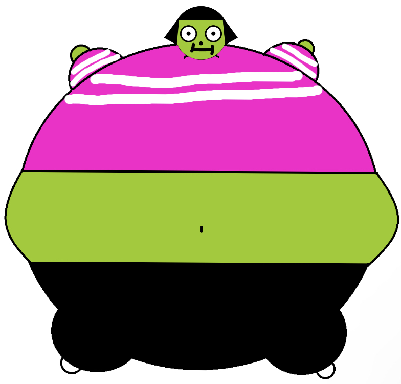 1999 Dot inflated by BurgerBillLittleBill on DeviantArt