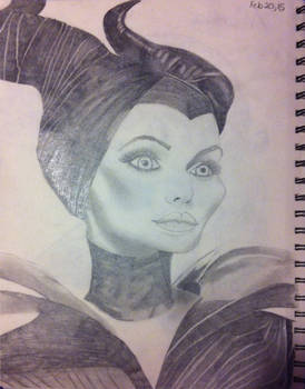 Angelina Jolie as Disney's Maleficent