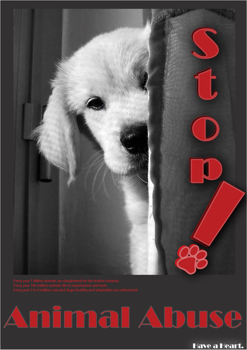 animal abuse poster by KristinaaT on DeviantArt animal abuse poster by KristinaaT on DeviantArt