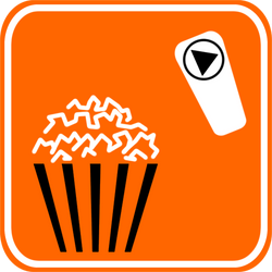 Mobile App icon for streaming movies