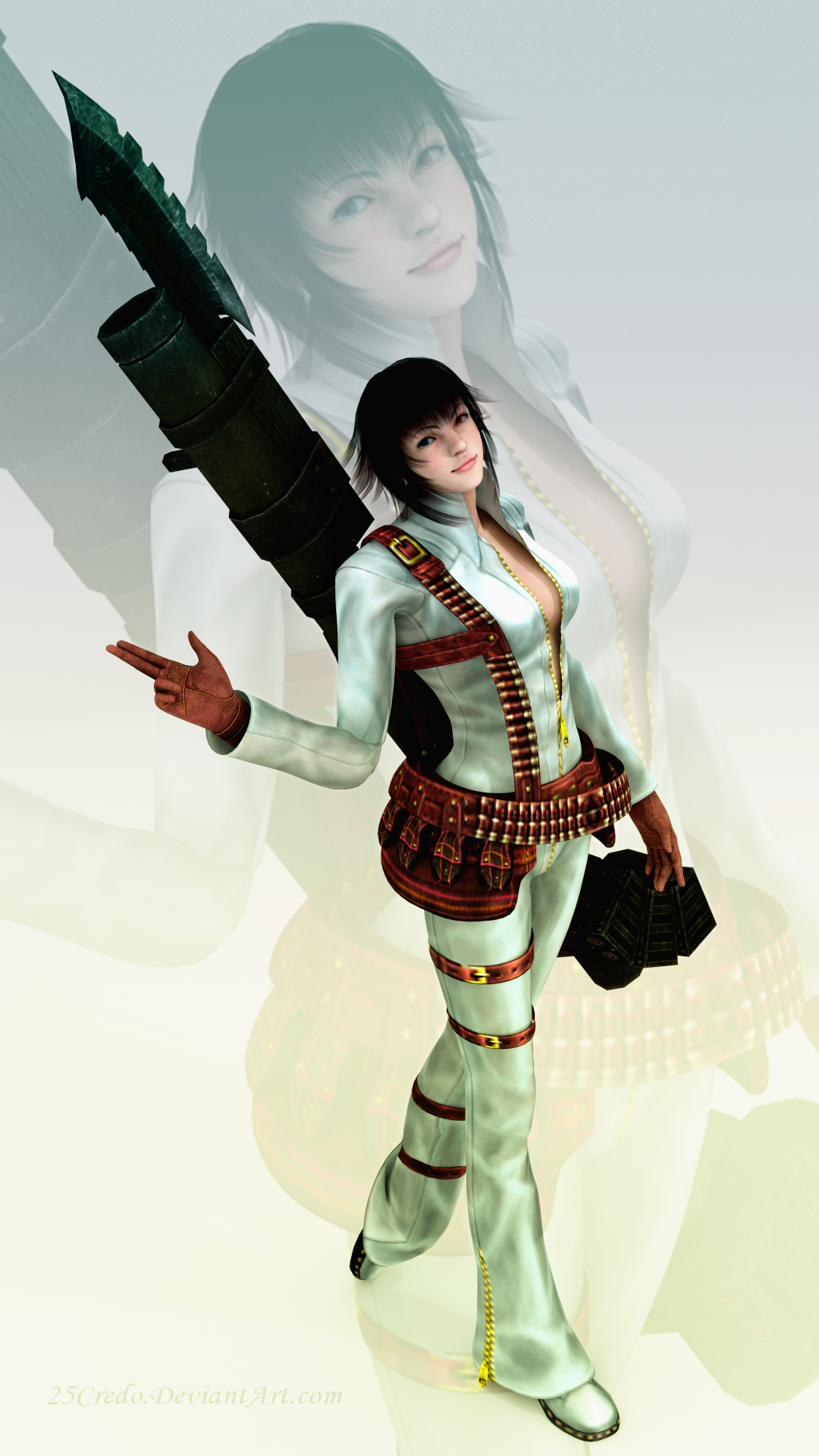 DMC3 Costume. Lady by 25Credo on DeviantArt