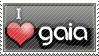 I love Gaia online stamp