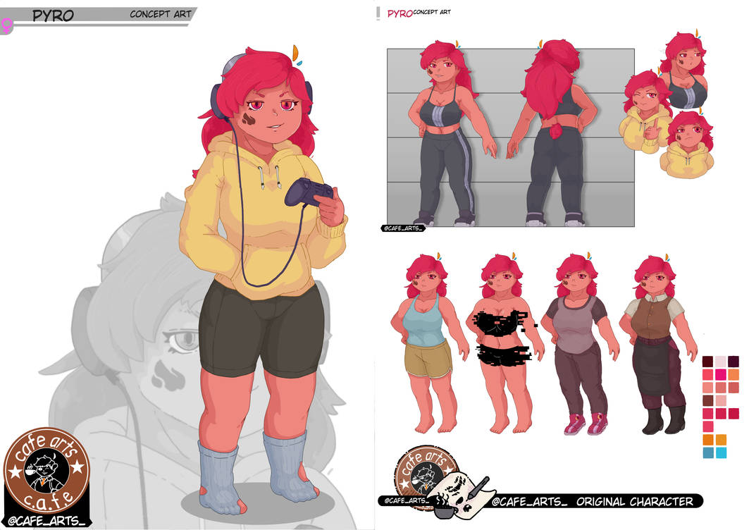 Pyro Ref Avanada by 0cafe0arts0 on DeviantArt