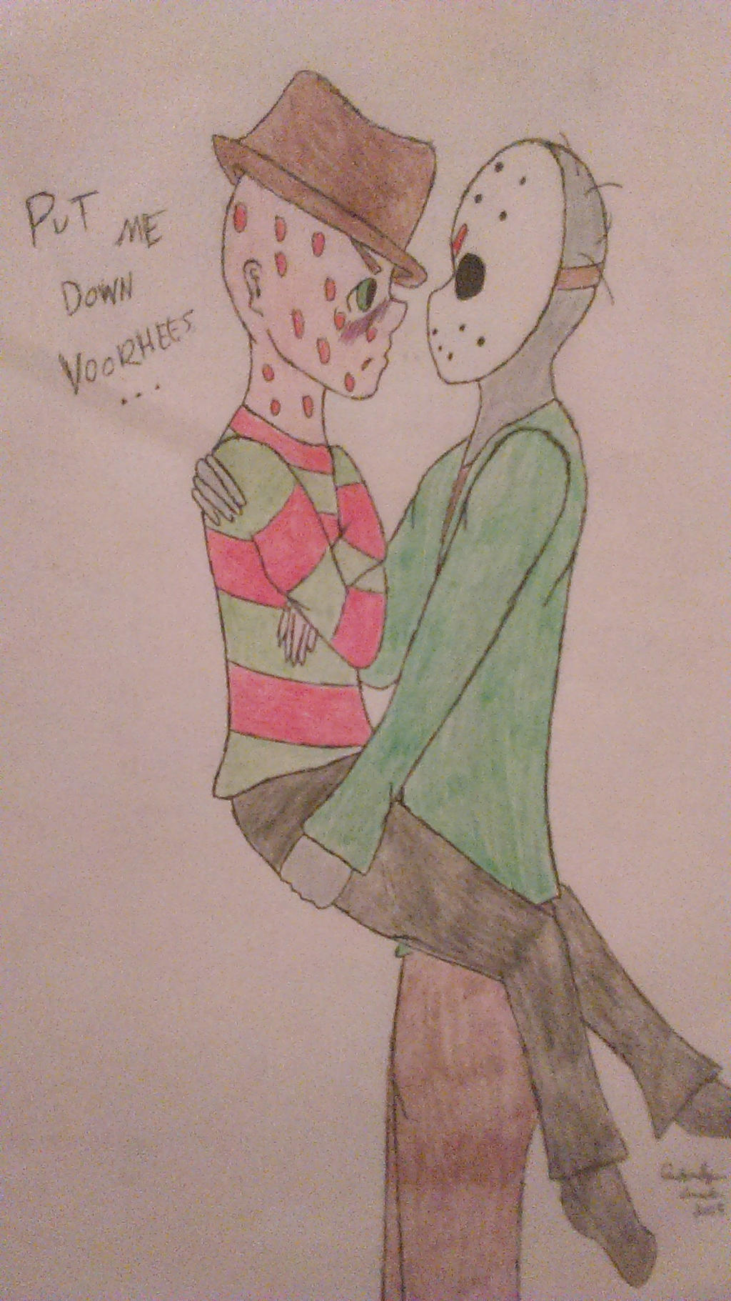 Freddy Krueger x Jason Voorhees by SalemBiitchTrials on DeviantArt