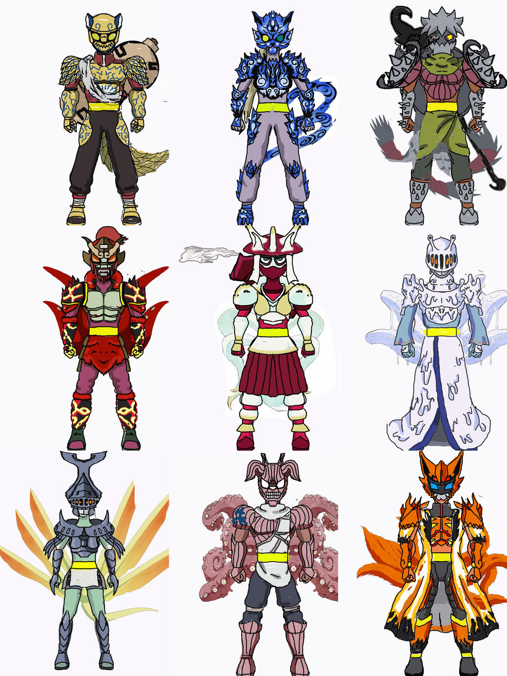 Legend Shinobi-Bijuu riders!!! by Magna-Ryunoid on DeviantArt