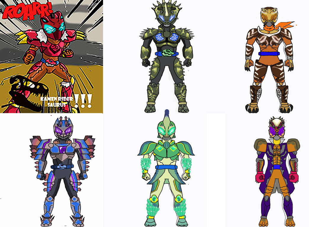 Saurus Rider Kamen rider Saurus forms by Magna-Ryunoid on DeviantArt