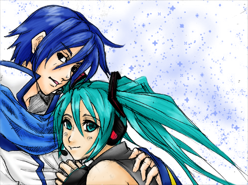 Vocaloid: MikuxKaito +COLOR+