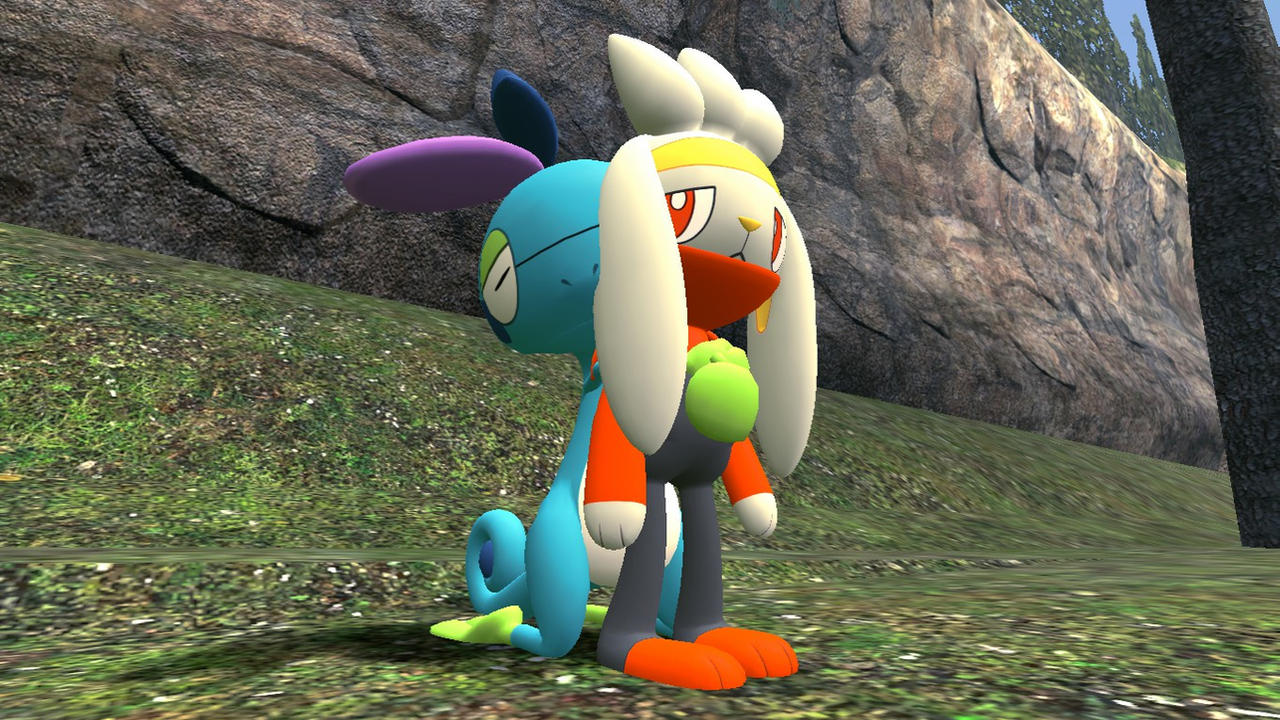 Drizzile hugs sad Raboot by marcusberensen on DeviantArt