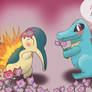 Cyndaquil and Totodile