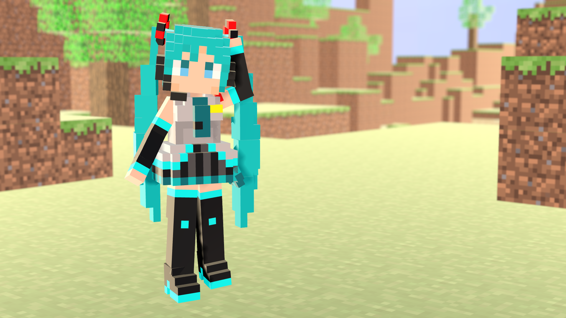 Mmd Miku In Minecraft D By Jujubahchan On Deviantart