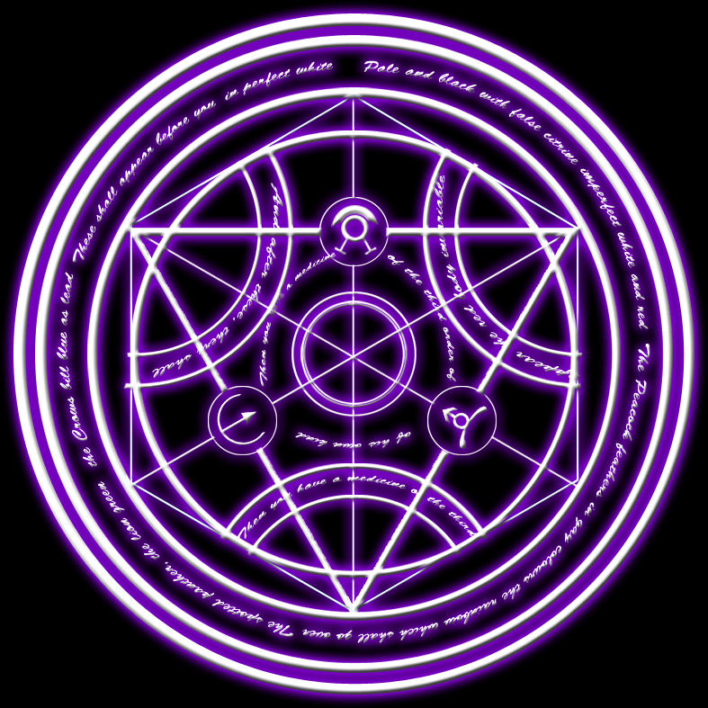 Fullmetal Alchemist Cercle De Transmutation Human Transmutation Circle by oX-True-Alchemist-Xo on DeviantArt