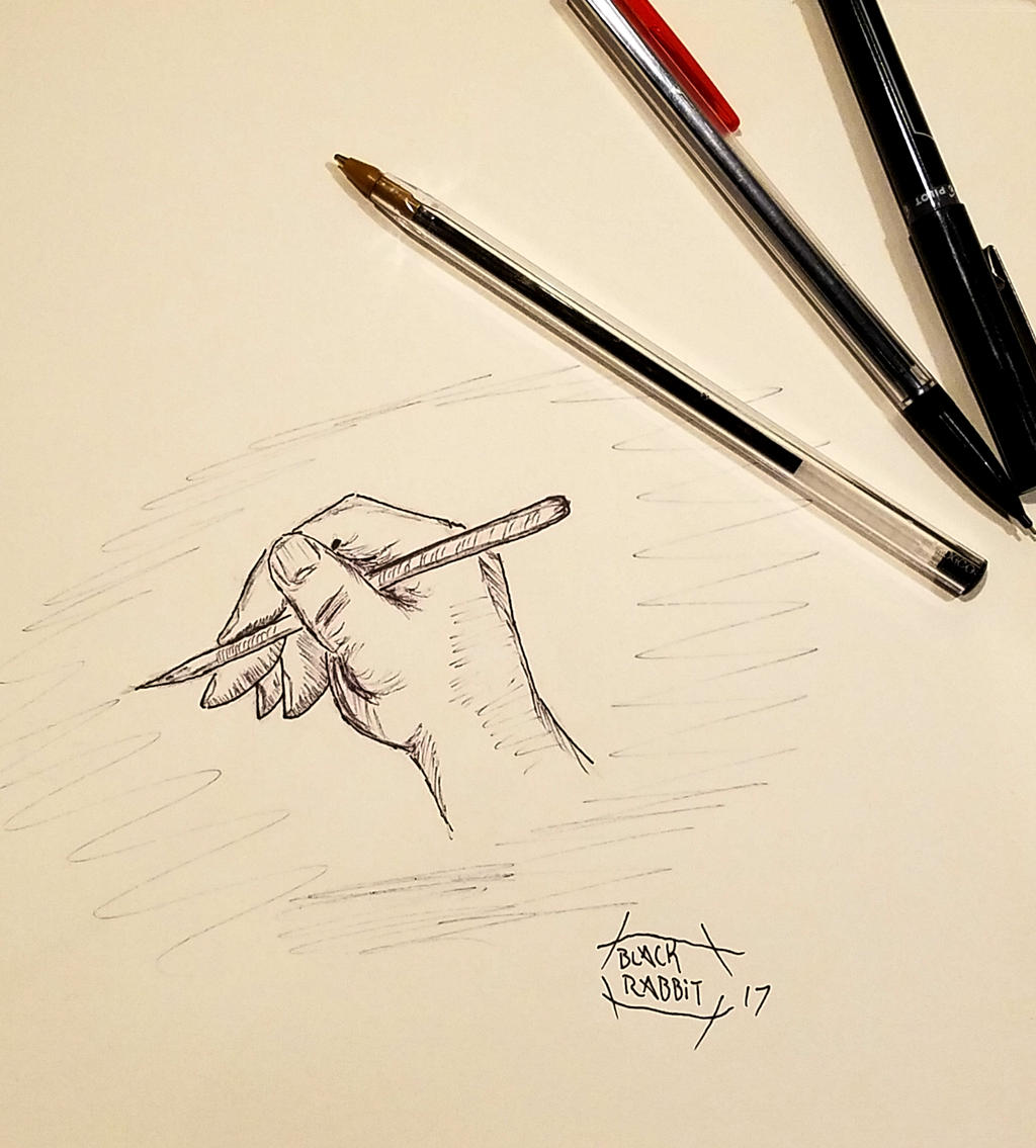 My Hand: Moment of Peace (Inktober #11)