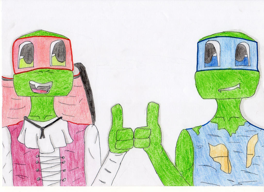 Raph vampire and Leo werewolf by FanOfFictions1 on DeviantArt