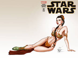 Slave Leia Colored