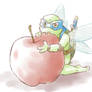 The fairy of the apple