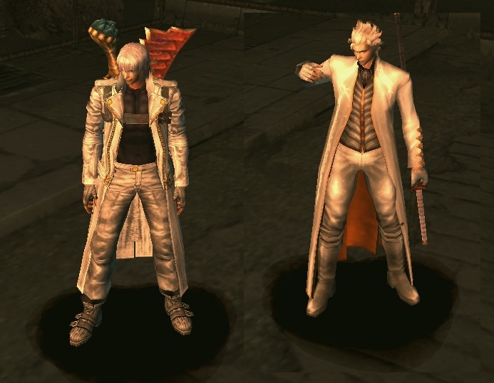 Dante and Vergil in white