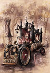 Steampunk Hearse by GrimDreamArt