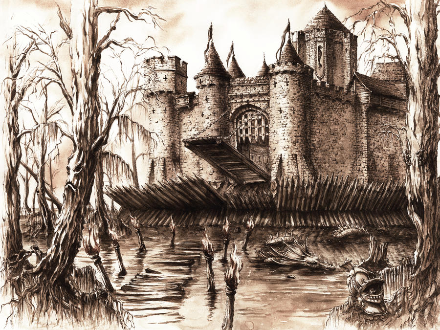 Swamp Fortress by GrimDreamArt on DeviantArt
