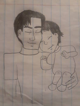 Drawing of Robert and David