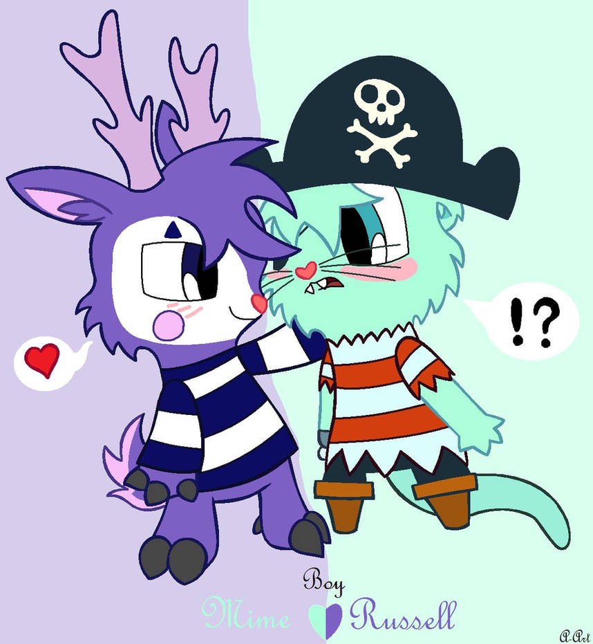 Mime and dash real life. Happy Tree friends Рассел. Happy Tree friends MIME X Russell. MIME and Dash. MIME and Dash 18.