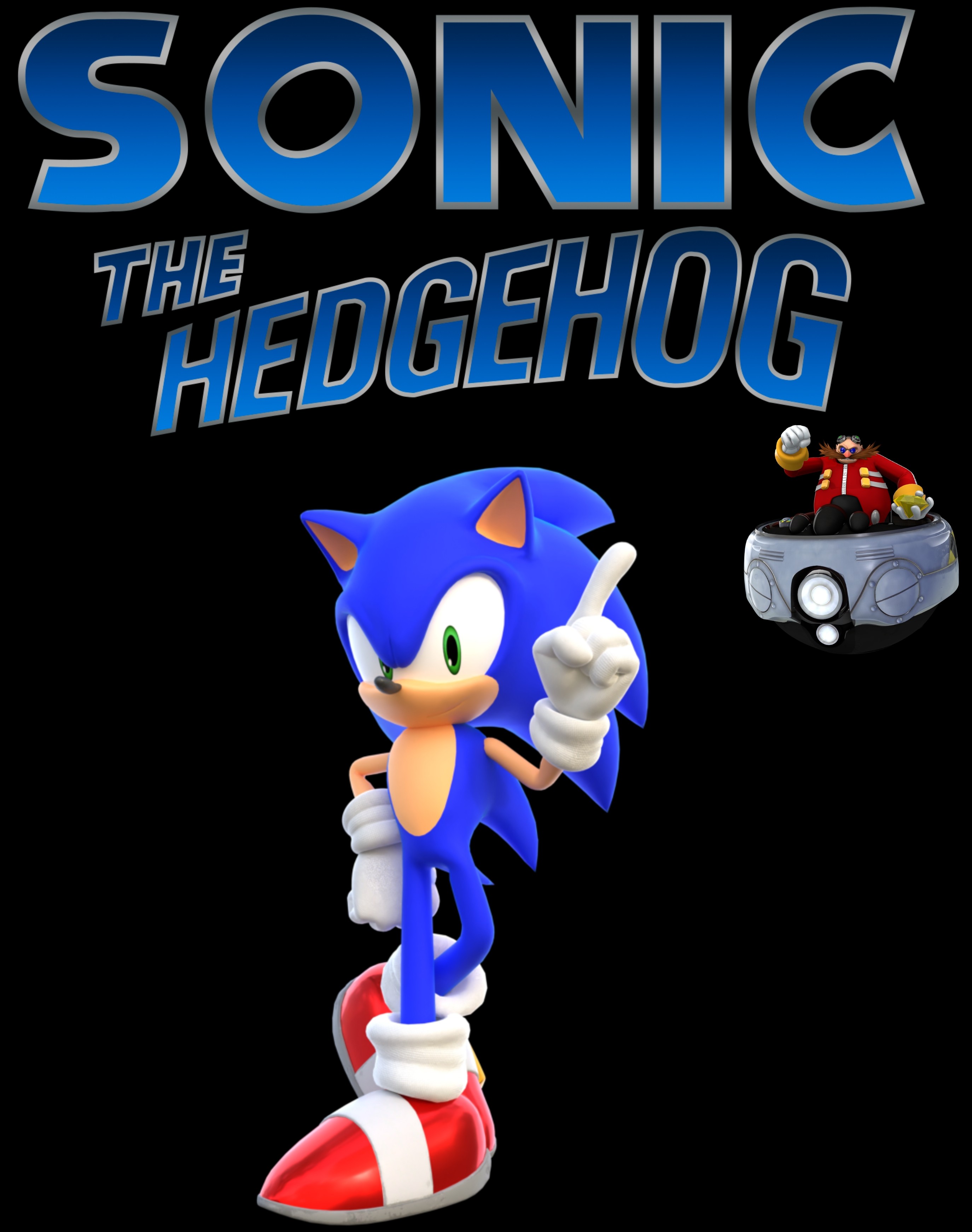 Custom Sonic The Hedgehog 4 poster revised by Nikisawesom on DeviantArt