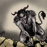 Krampus drawn as part of Daily sketch challenge