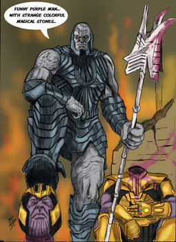 Darkseid vs Thanos