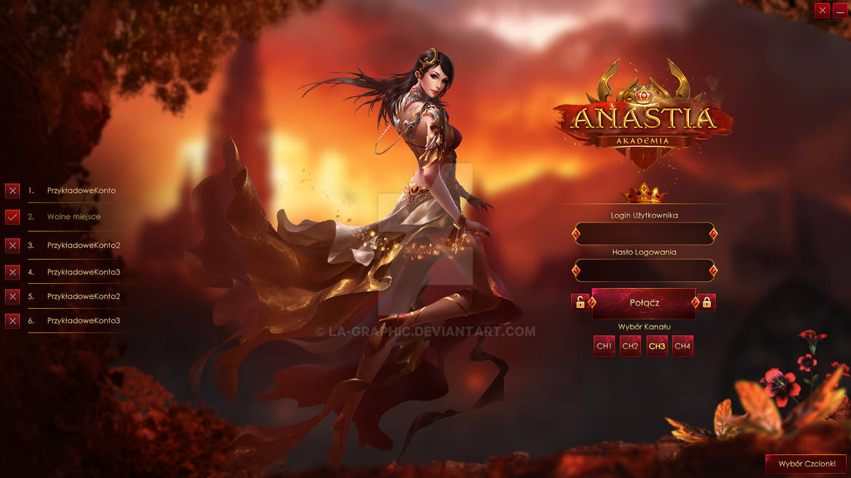 Wizard Login MMORPG Game - Login Interface by LA-Graphic on DeviantArt