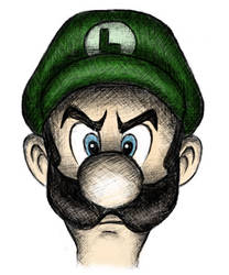 Luigi is not amused