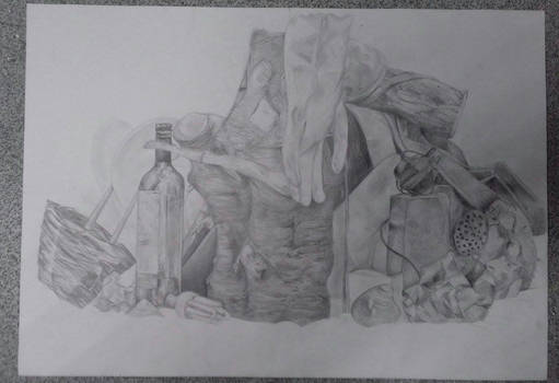 Still life drawing