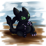 ((redraw)) Baby Night Fury //[W/ SPEEDPAINT]