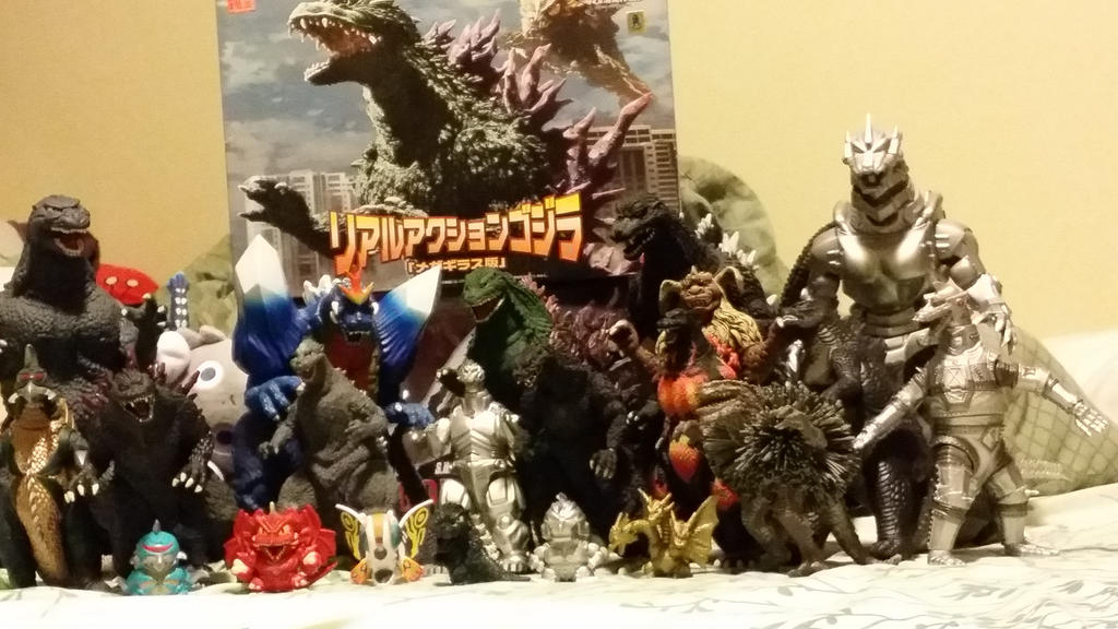 Godzilla Fan Collection Ultimate Godzilla figure collection by Jetgoshi on DeviantArt