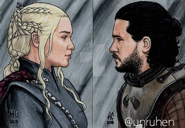 Daenerys Targaryen and Jon Snow