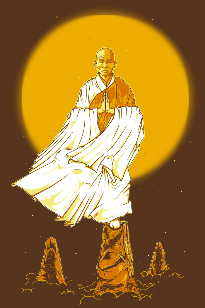 Yellow monk