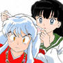 Kagome and InuYasha