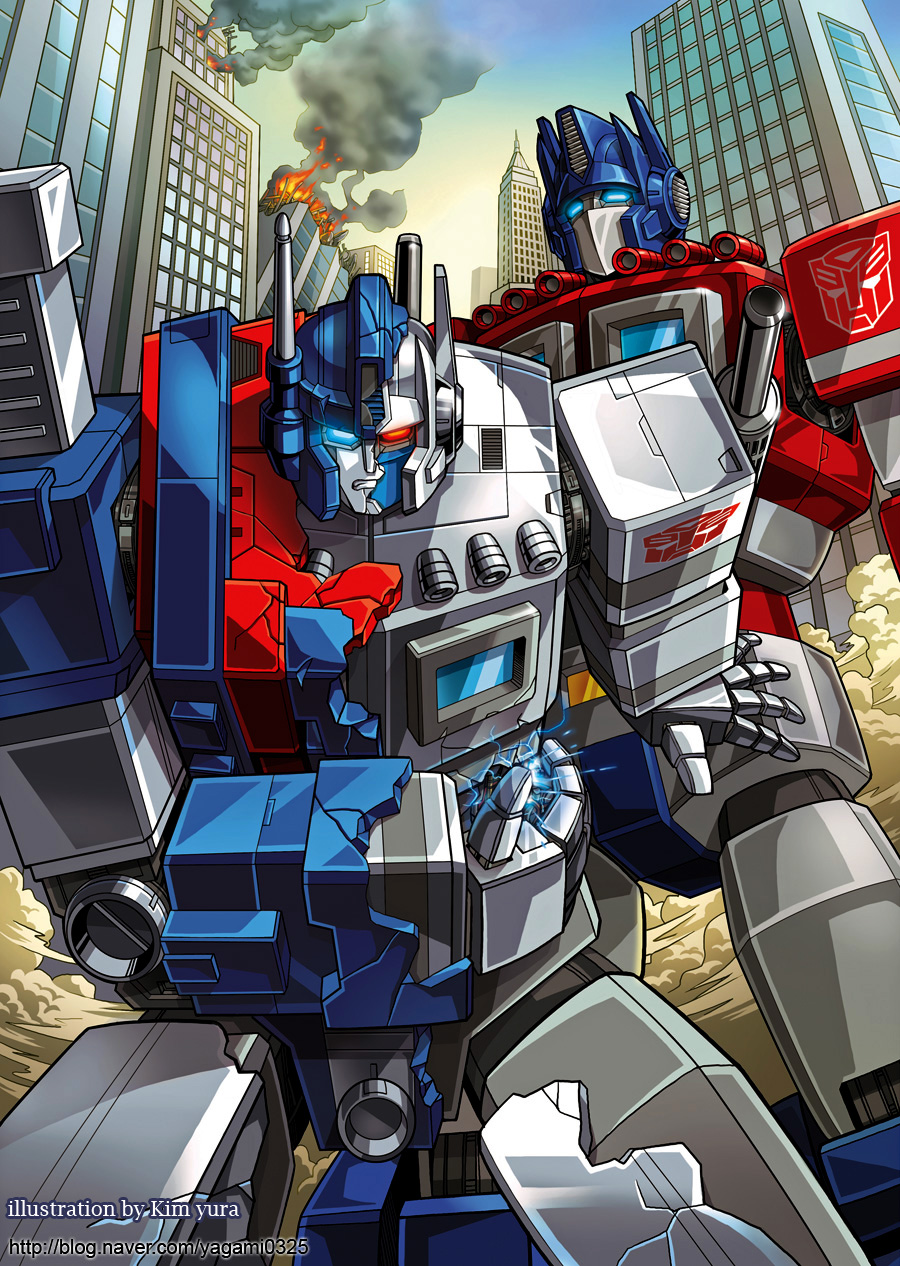 Ultra magnus and Optimus prime