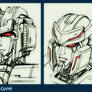 Decepticons head design