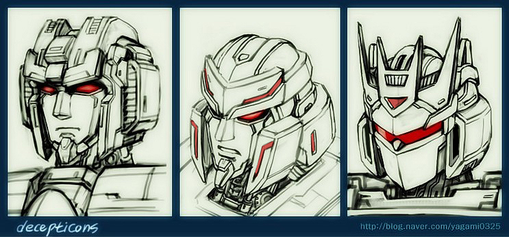 Decepticons head design