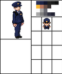 Pokemon Police Officer|Officier de Police by KaijuLover1954