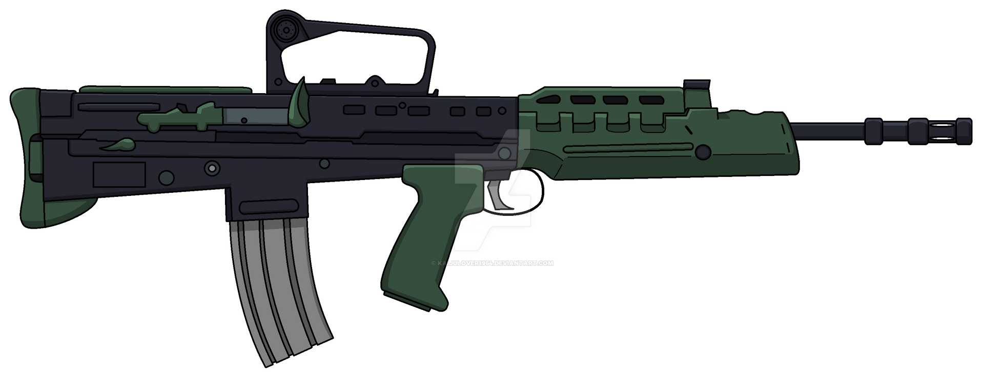 Sa80 Rifle Drawing SA80 (L85A1) by KaijuLover1954 on DeviantArt