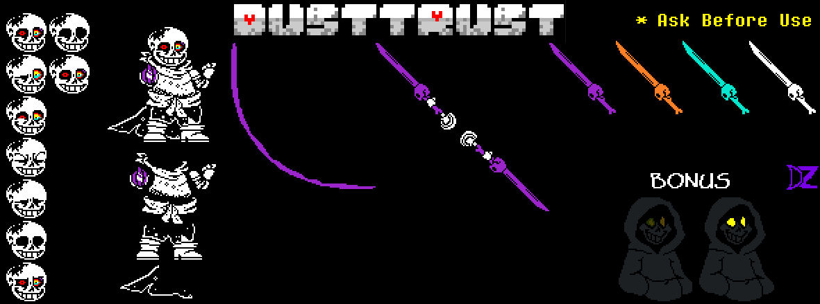 Dusttrust sans phase 2 FIGHT HARD MODE - TurboWarp