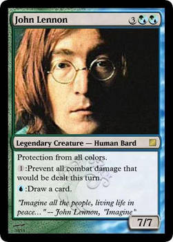 John Lennon MTG card