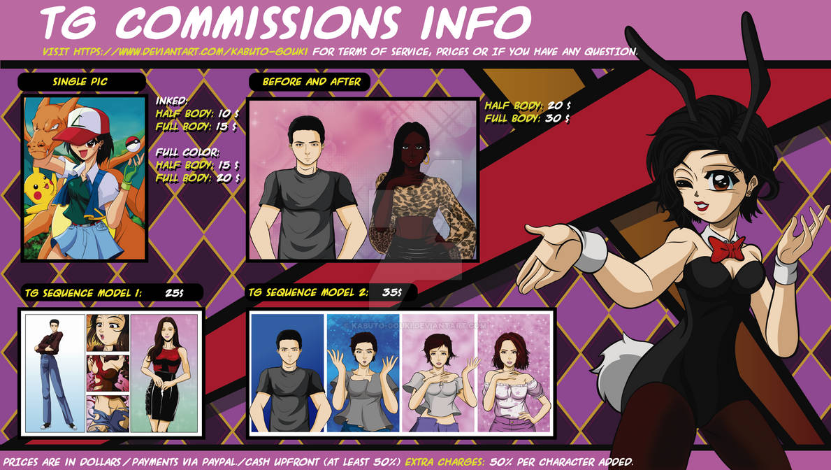 Tg Project Example TG Commissions info Sheet by kabuto-gouki on DeviantArt