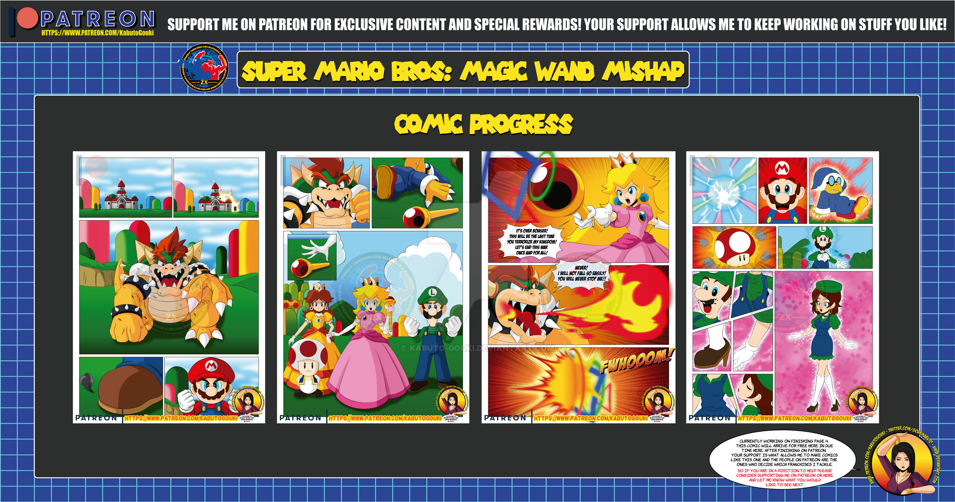 (Preview) Super Mario: Magic Wand Mishap progress by kabuto-gouki on ...