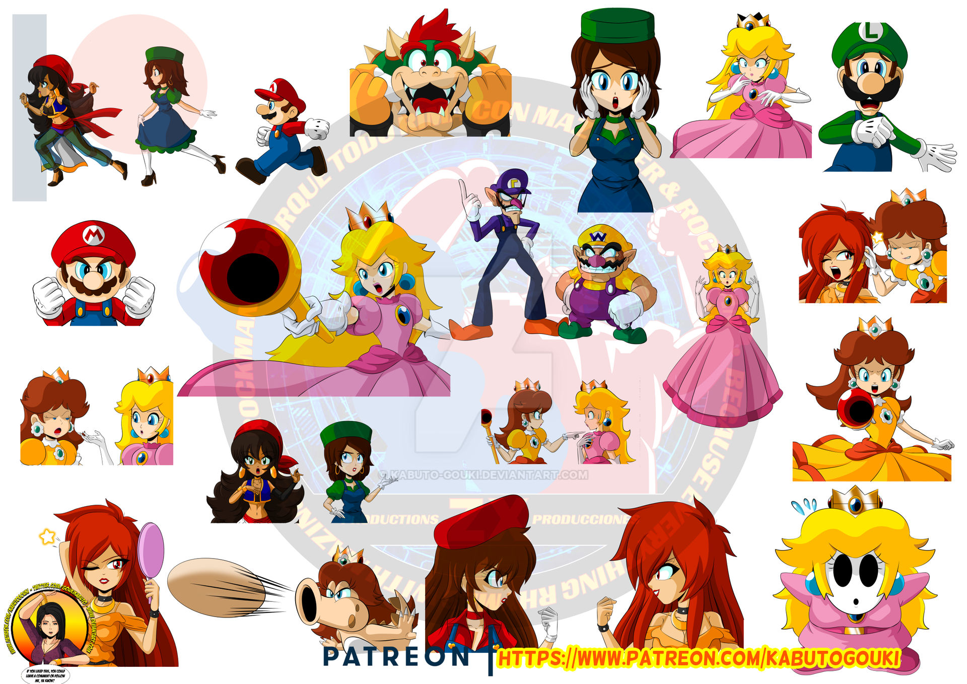 (doodlepeek) Super Mario: Magic Wand Mishap panels by kabuto-gouki on ...