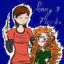 Penny and Merida age switch! Art request